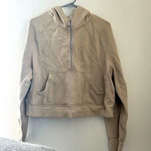Lululemon oversized Scuba half zip hoodie
